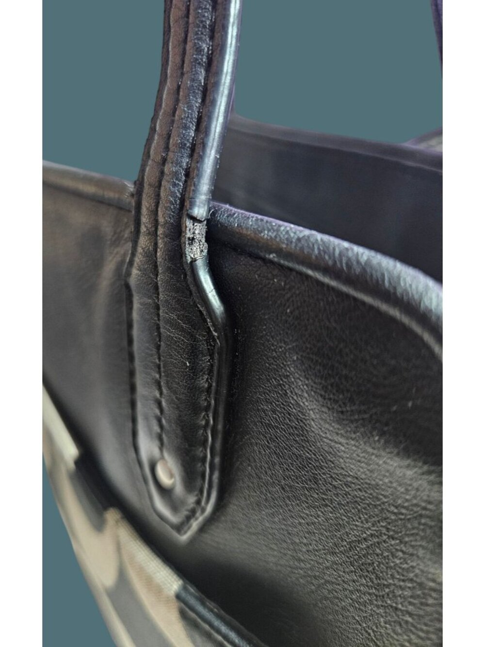 Coach Taylor Signature Bette Black Canvas/Leather Satchel Crossbody Bag - Picture 13 of 16